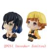 Anime Demon Slayer Doll Toy 6cm Nezuko Tanjirou Zenitsu Inosuke Kyoujurou Kanawo Action Figures Model Toy Kid Xmas Birthday Gift