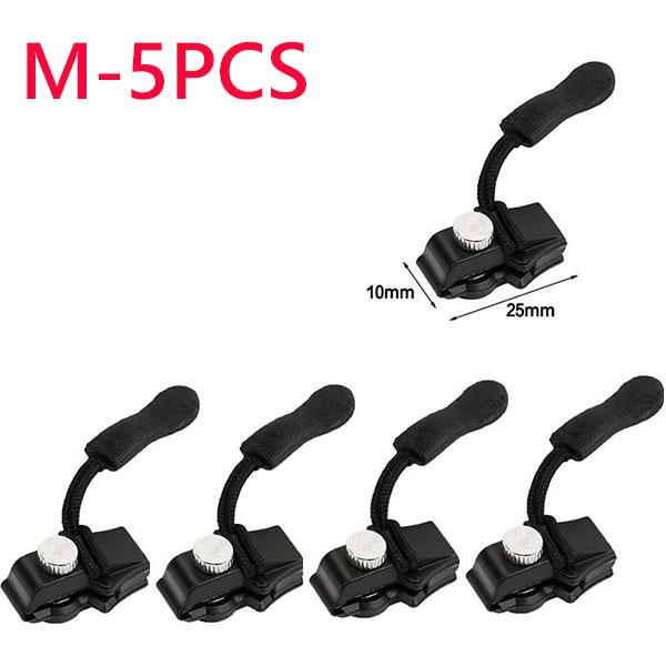 Универсальный набор для ремонта молний из 5 предметов с прочными бегунками и сменными головками