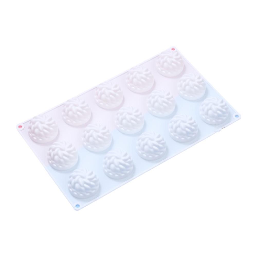 15 Cells Flower Chocolate Mold Heat-Resistant Pudding Mould Baking Cake Molds Kitchen Tools