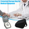 Hard Carrying Case Large Capacity Zipper Closure Shock-Proof Blood Pressure Monitor Portable Storage Organizer Bag with Handle