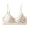Girls' steel-rimless bra, small breasts gather cute Japanese seamless, comfortable and breathable thin student underwear