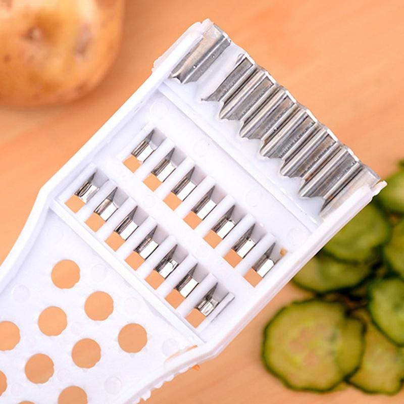 Новые 2 шт. многофункциональные кухонные терки для овощей, пластиковые инструменты из нержавеющей стали