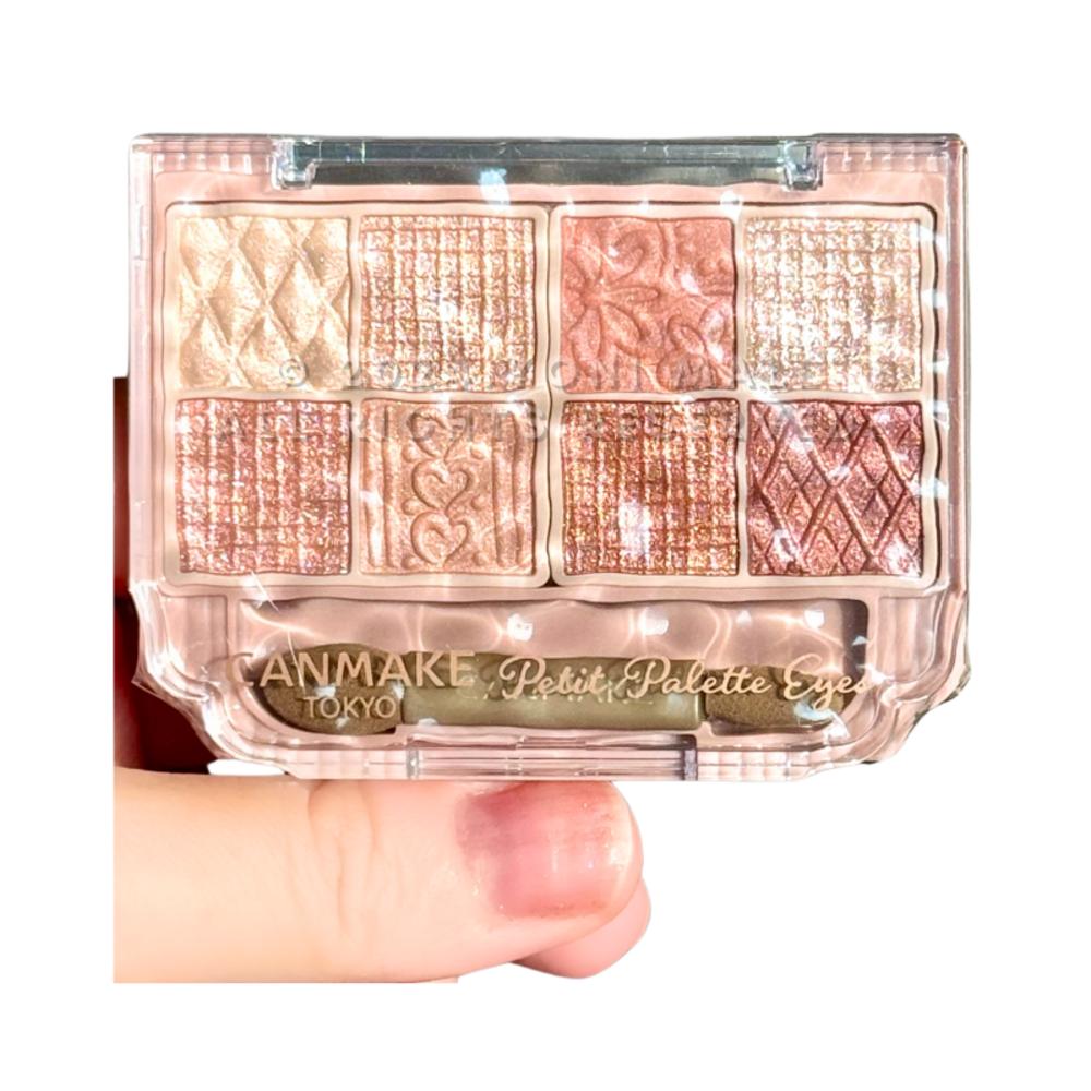 Canmake Petit Palette Eyes Eyeshadow, 4 Types, 1, Bonaire Marron
