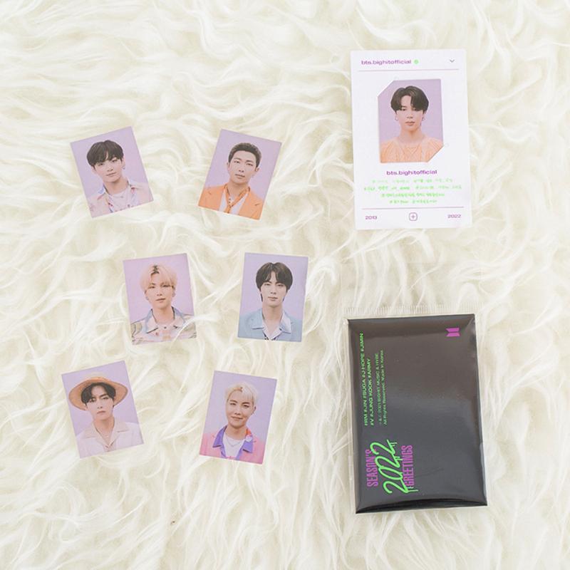 54 шт. Неповторяющиеся фотокарточки Bts Lomo Cards 2022 Настольный календарь Подарочная коллекция для поклонников Bts