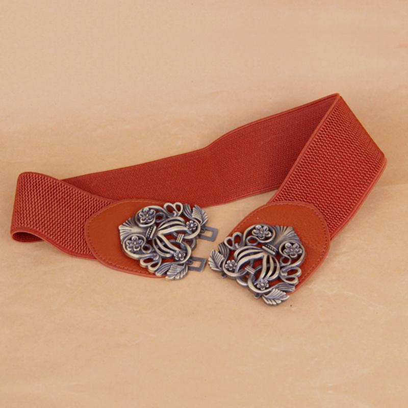Женский винтажный пояс, женский широкий металлический однотонный пояс, платье, юбка, украшение одежды
