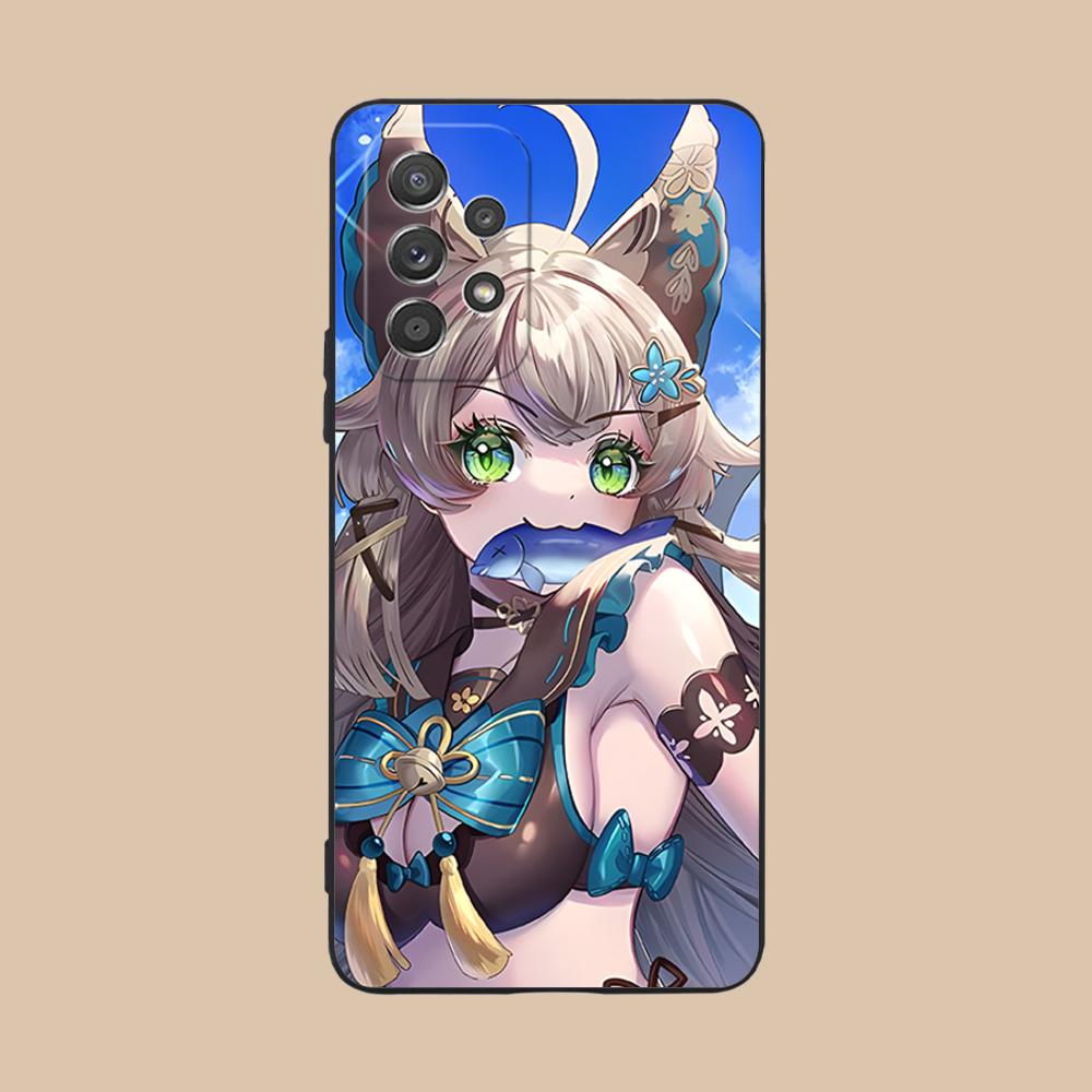Игровой чехол GI Kirara для мобильного телефона Samsung Galaxy A56 55 54 53 52 51 36 35 34 23 16 15 5G Цветной чехол Красивый чехол Роскошный