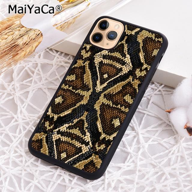 Чехол для телефона с рисунком кожи кобры и питона для iPhone 17 Air 13 14 16 16e 15 pro max plus 11 12 корпус coque