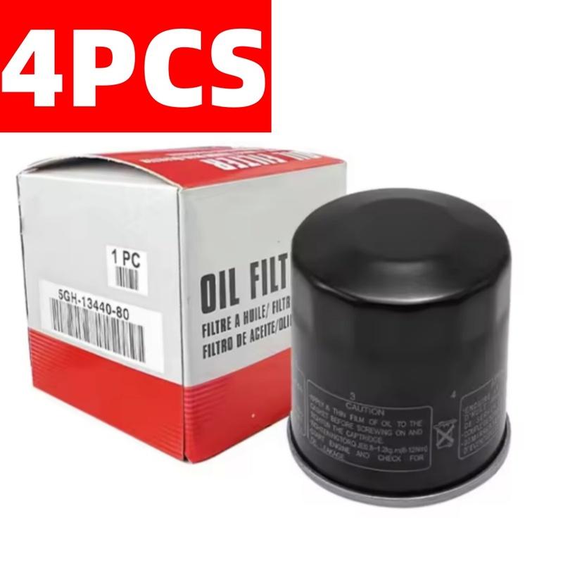 4PCS New Oil Filter 5GH-13440-80 5GH-13440-61 5GH-13440-50-00 5GH-13440-60 for Yamaha 4 stroke marine outboards 15-130hp