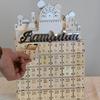 Рамадан Декор стола Календарь обратного отсчета Ид со светодиодной подсветкой и 30 ящичками