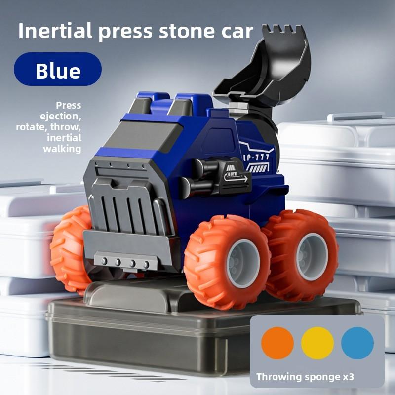 Cartoon Bear Collision Catapult Inertia Toy Car For Kids Development And Fun