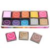 20 Color Ink Pads Rubber Stamps Finger Painting Craft Cardmaking