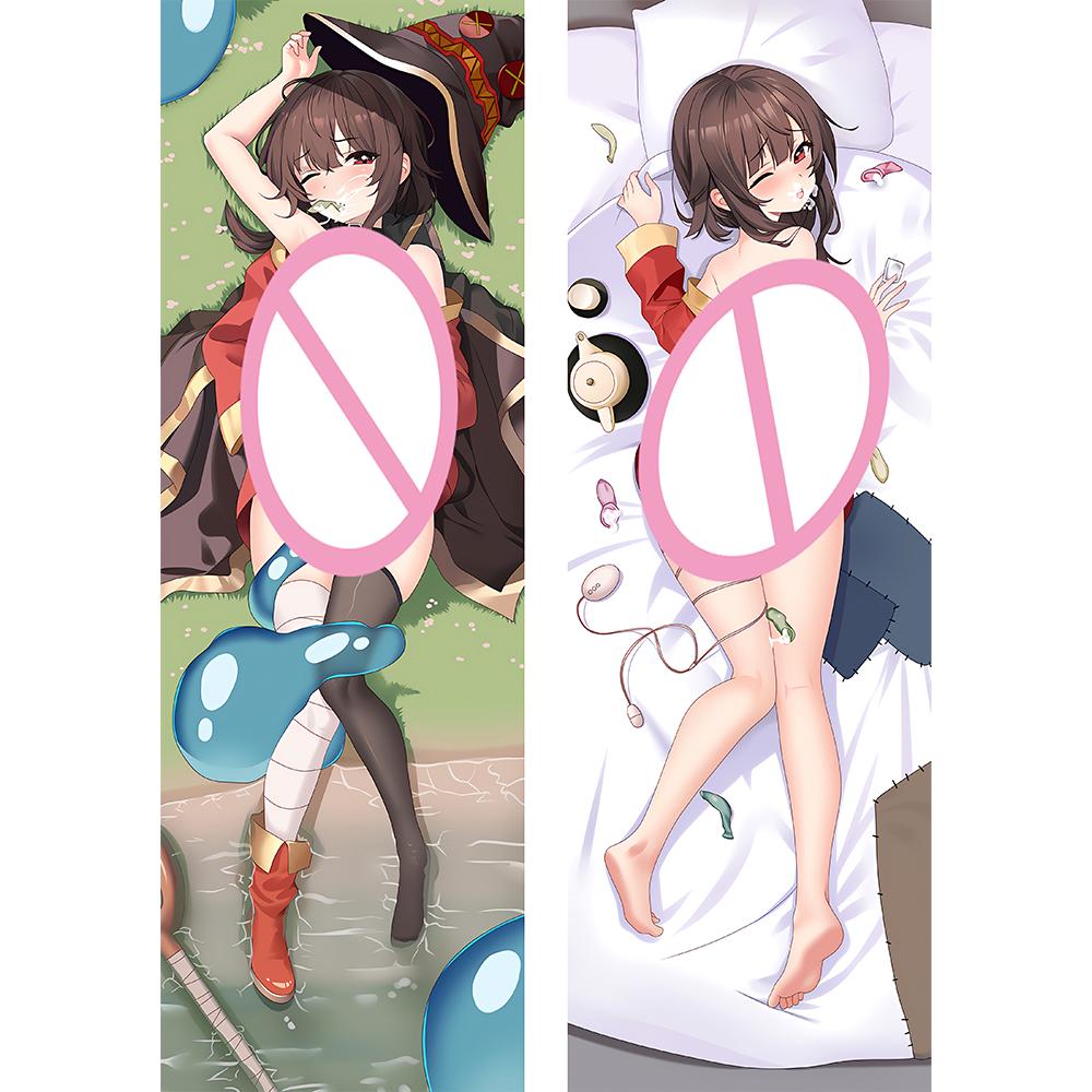 Konosuba Megumin Dakimakura Anime Otaku 2-сторонний печатный Waifu Декор Обнимающая наволочка для подушки Подушка Чехол