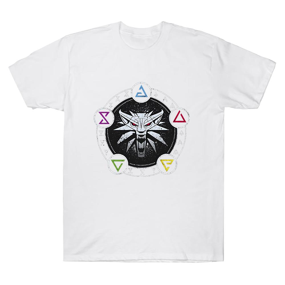 The Witcher Wild Hunt summer T Shirts High Quality 100%Cotton Breathable T-shirts Harajuku Graphic Print Clothing Women Men Loose Tops Anime T-shirt