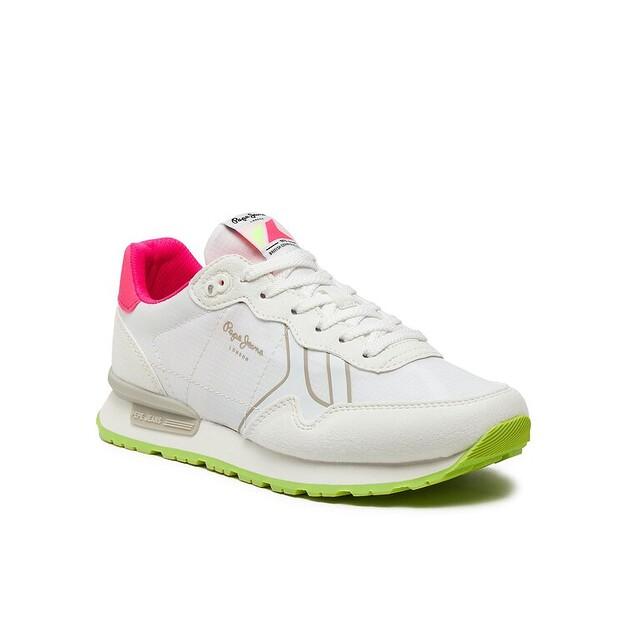 Кроссовки Pepe Jeans Brit Neon W PLS40011 белый