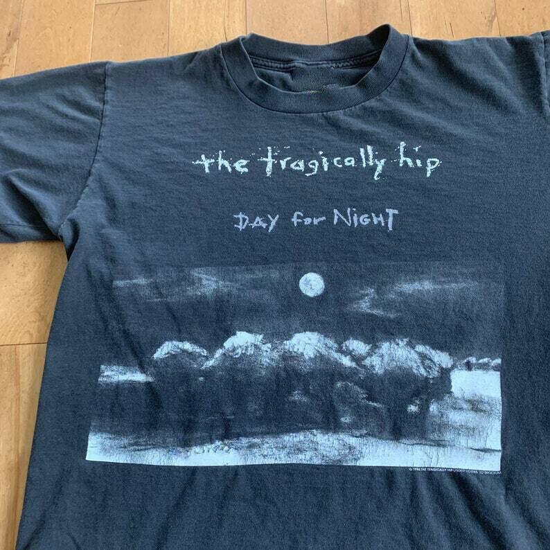 The Tragically Hip Black T-Shirt Cotton Full Size Unisex S-5XL