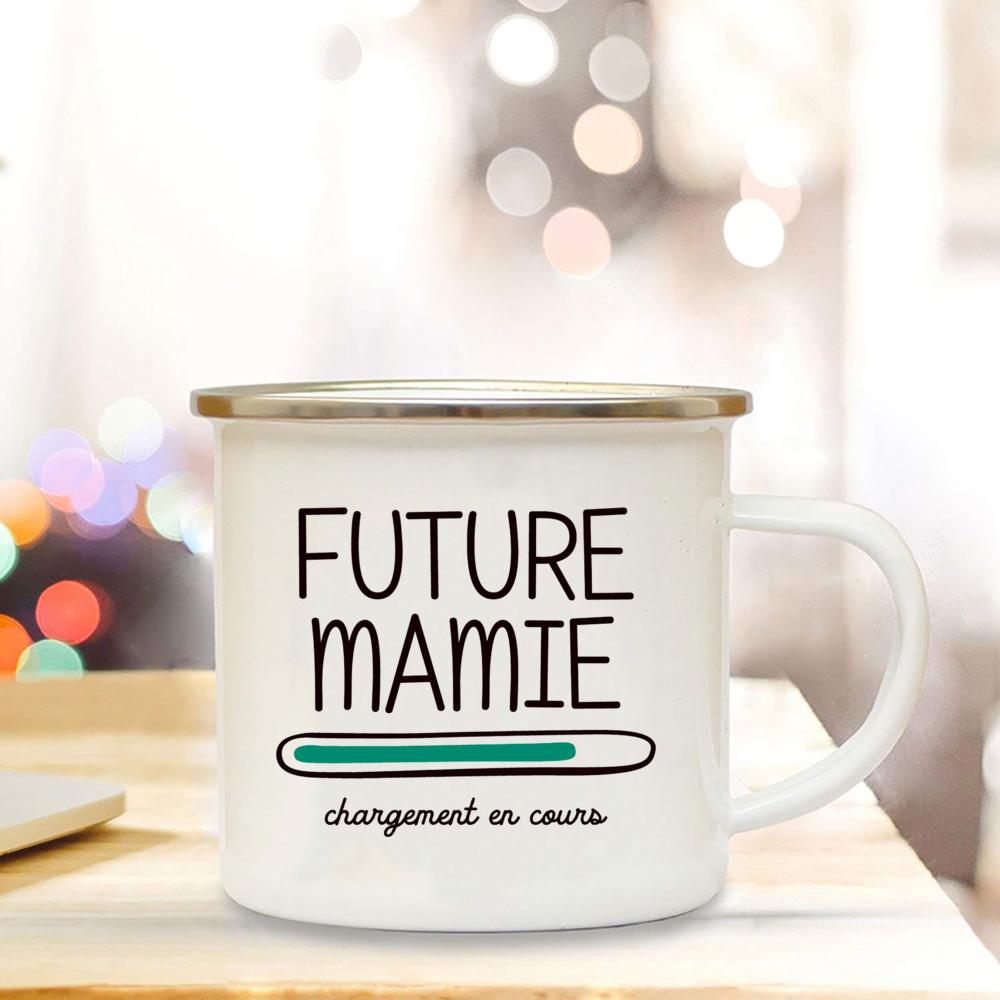 Супер Бабушка Я Люблю Тебя Печатная Эмалированная Кружка Пить Молоко Кофейные Чашки Кружки для Объявления о Беременности Лучшая Идея Подарки для Бабушки