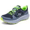 Skechers Go Run Consistent 2.0 Удобные Амортизация Прочные Низкие Кроссовки для Бега Женские Синий Желтый 128623-NVLM