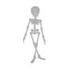 Poseable Skeleton Fridge Magnet 3D Printed Articulated Full Body Skeleton with Movable Joints Halloween Mini Skull Fridge Magnets for Home Decor