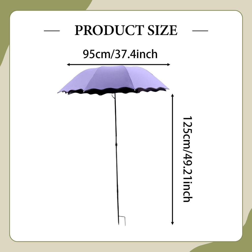 Plant Umbrella Outdoor Table Market Umbrella Sturdy Plant Shade for Vegetables Garden Bed Patio Flowers Potted Plants Pool