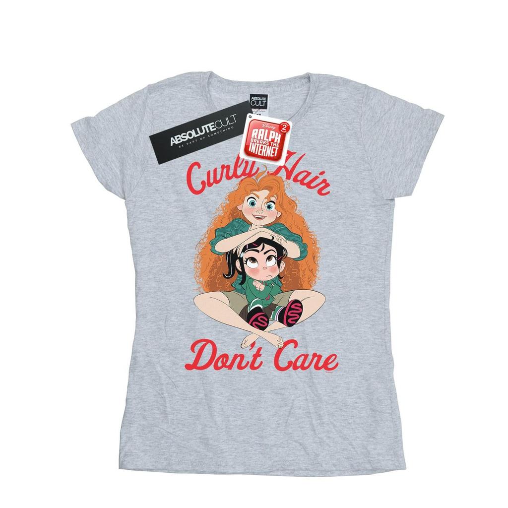 Disney Womens/Ladies Wreck It Ralph Merida And Vanellope Cotton T-Shirt