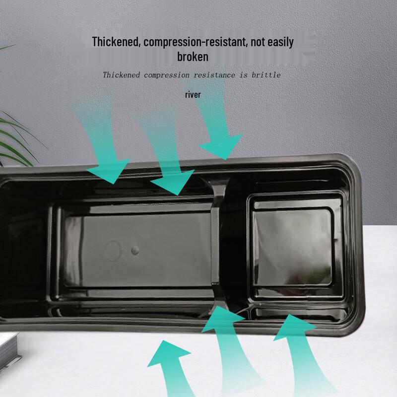 Jinmei Box King Disposable 2-Compartment Food Container