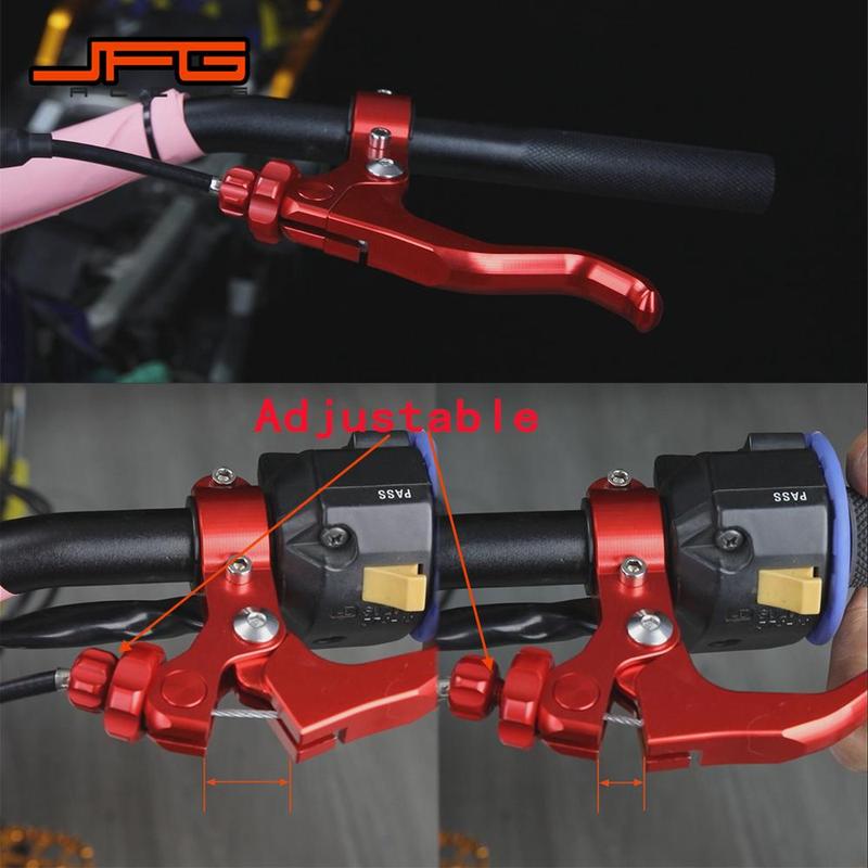 Motorcycle CNC Short Stunt Clutch Lever Dirt Bike 22mm 7/8" Handlebar For CRF KLX RMZ DRZ KX RM YZ SX EXC XC ATV Pit Dirt Bike