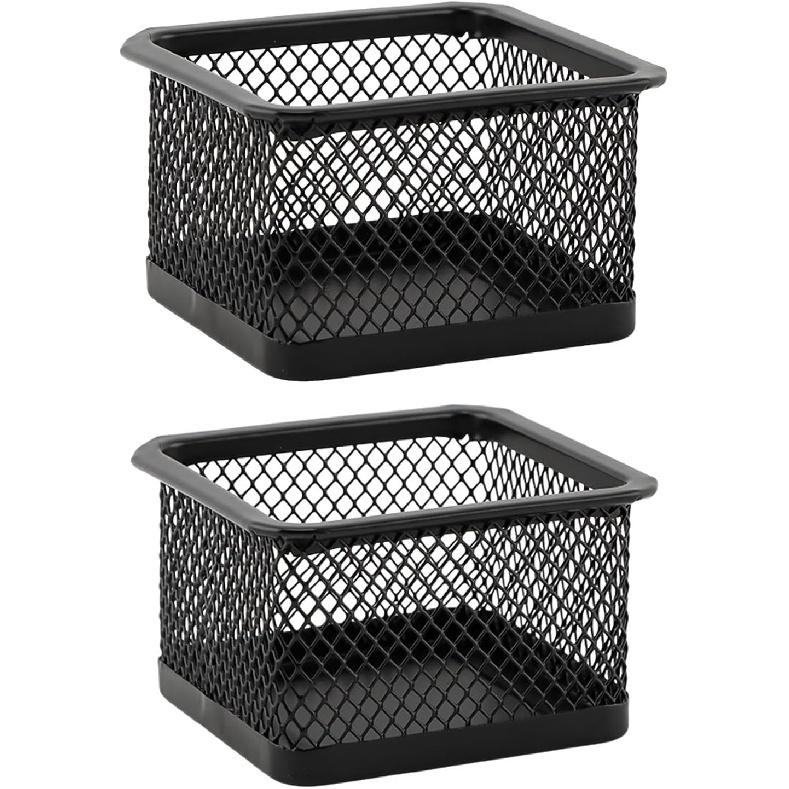 Paper Clip Holder for Desk, Paperclip Holders Mesh Paperclip Dispenser Organizer for Desk Binderclip Bobby Pin Holder Container for Home Office