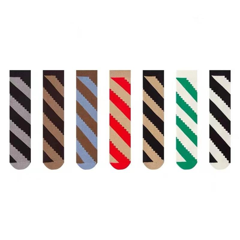 College Style Women Middle Tube Socks Japanese Cute Harajuku Hollow Out Breathable Stripes Vintage Streetwear Hosiery