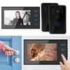 7in Waterproof Video Intercom Doorbell 2 Camera 1 LCD Monitor Security Door Phone