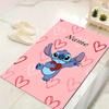 Custom 1Pc Lilo Stitch Heart Rug Office Carpet Indoor Outdoor Entrance Doormat Nonslip Soft And Comfortable Living Room D916291