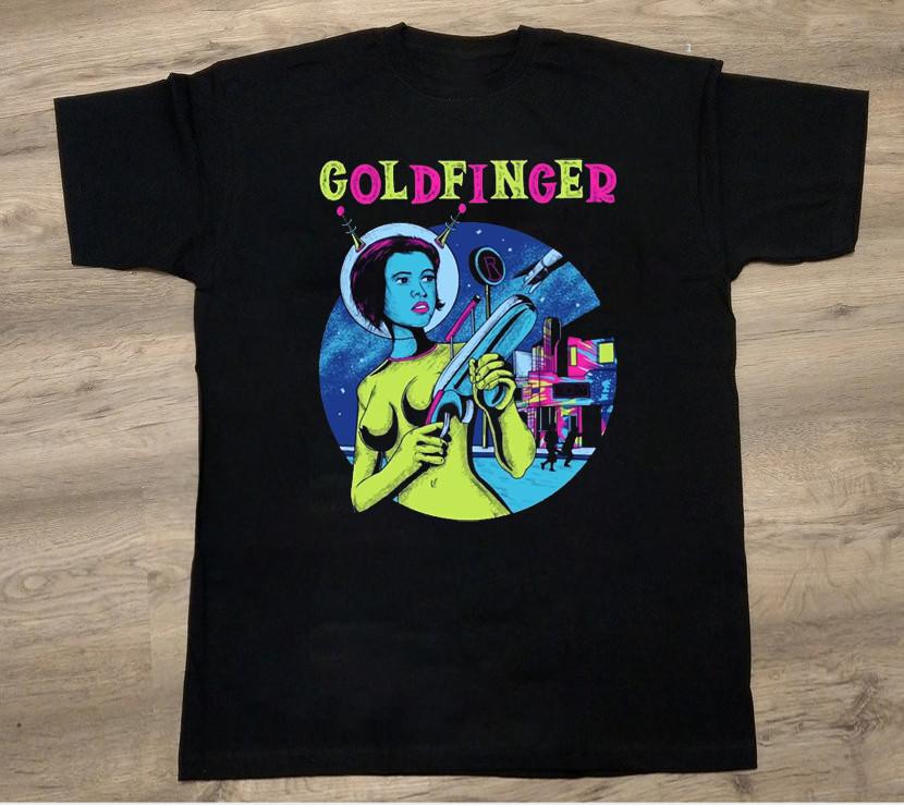 Trend Goldfinger Album Black Cotton unisex S to 5XL Shirt AD238 Unisex T-Shirt