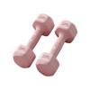 2KG Hand Weights Set Soft Rubber Handle Dumbbell Pair High Quality Small Dumbbell  Gym