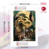 Wolf in Forest 100% Round Full Drill 5D DIY Diamond Painting Embroidery Cross Stitch Rhinestone Décor
