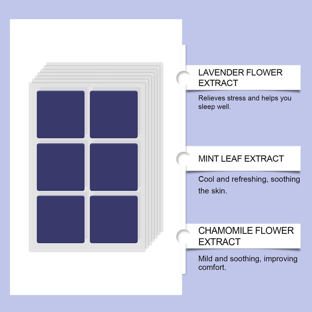 Soothing Lavender Sleep Patch Relieves Stress And Improves Sleep Quality With A Gentle