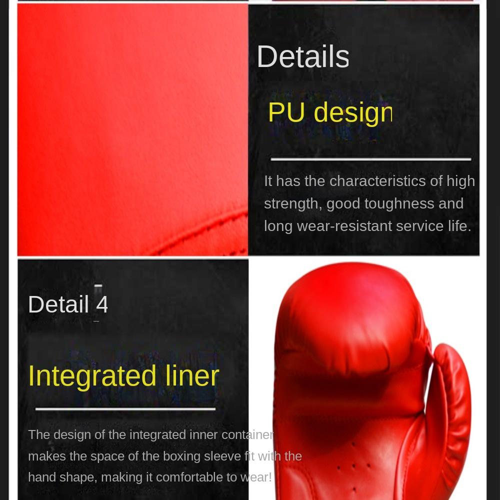 1 Paie of 8 oz 10 oz Training Gloves Wear-resistant Punching Gloves Boxing Gloves Protecting Hands