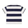 KANGOL KIDS Футболка Coolmax Pique с воротником в полоску Темно-синяя Sb 0003