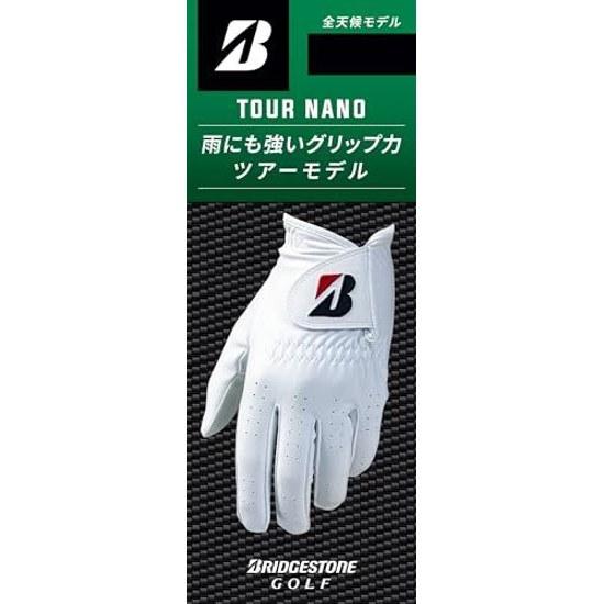 BRIDGESTONE перчатка для гольфа TOUR NANO мужская GL2509