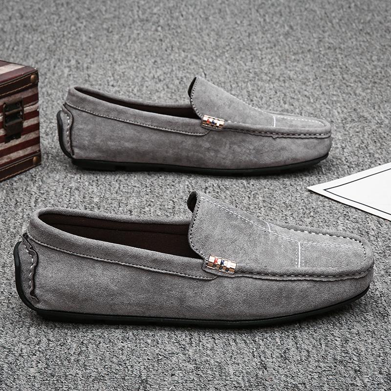Модные весенние новые мужские бархатные кожаные туфли ручной работы, высококачественные дизайнерские мокасины с мягкой подошвой, удобная посадка, роскошные повседневные туфли для вождения