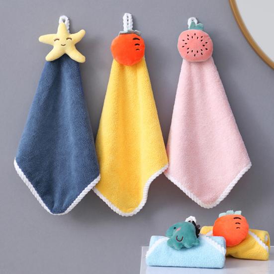 Полотенце с героями мультфильмов, милое, мягкое, ультра-мягкое, удобное, легкое, однотонное, прочное, быстросохнущее, цветное, миска для мытья посуды