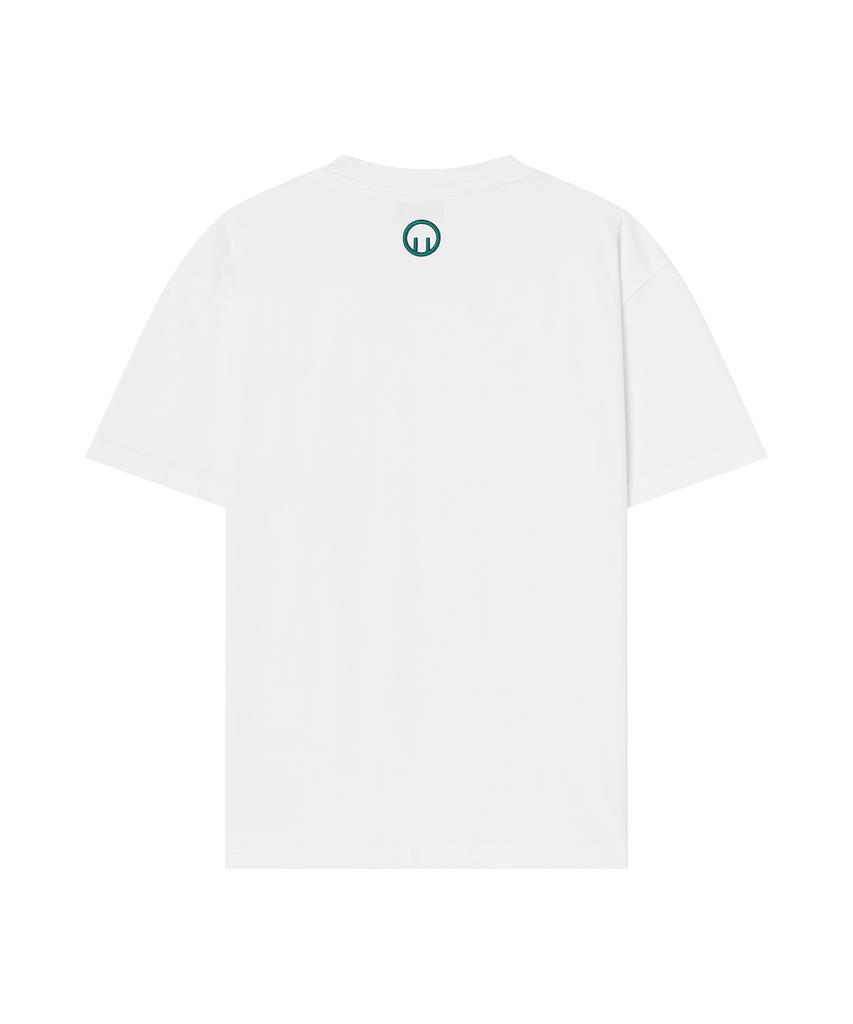 GORAMIS Pocket Goramis Face Short Sleeve T-Shirt [White]