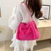 Cute Tote Bag for Women Fluffy Bags Feminine Shoulder Bag Furry Bags