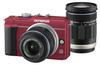 OLYMPUS Зеркальный однообъективный двойной зум-комплект красный TKIT RED E-PL1s E-PL1s