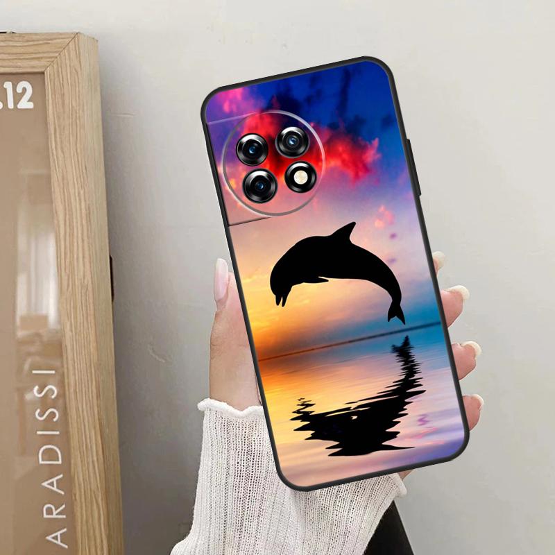 Чехол Животное Дельфин Для OnePlus Nord 5 CE 2 3 4 Lite N20 N30 OnePlus 15 R 13R 12R 10R 13T 10T 11 12 13 Обложка
