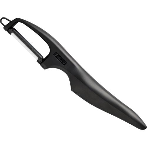 Kyocera Ceramic Peeler, Rust-Resistant, Easy to Clean, Vertical Type, Lightweight and Sharp, Long-Lasting Sharpness, Non-Staining, Sterilizing and Ble