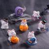 Multicolor Cartoon Pumpkin Bear Doll Halloween Accessories Desktop Knick-knack  Festival Decoration