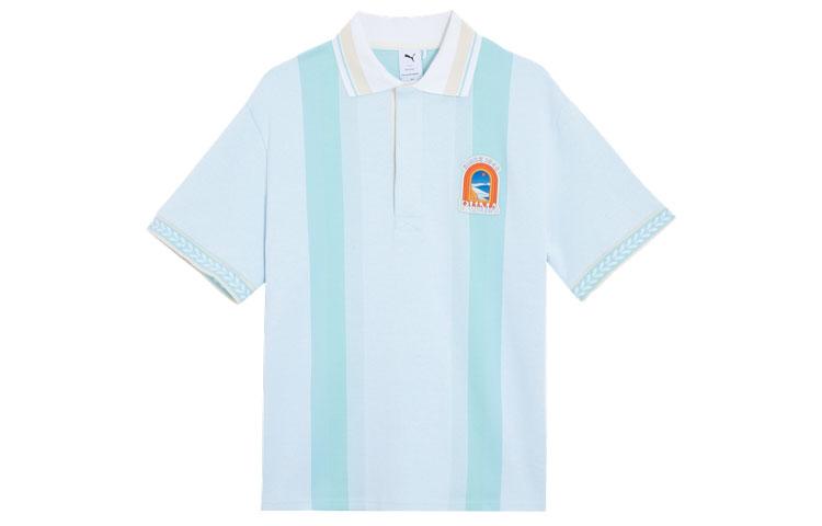 PUMA APRÈSCOURT APRES COURT SHORT SLEEVE Polo Shirt Unisex White 628233-02