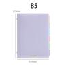 A5/B5 Color Binder Notebook Soft Student Notebooks New Student Stationery