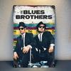 Винтажный металлический постер к фильму «Братья Блюз» - Коллекционная железная табличка, Настенный декор для спальни, Английский текст, Ретро Д