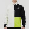 Puma Retro Colorblock Long Sleeve Polo Shirt Men Tops Off-White 534680-93