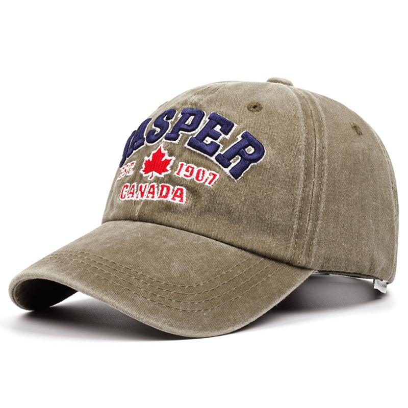 Fashion Hat retro washed four seasons new cap splicing retro outdoor BOSTON letter embroidery baseball cap Europe and America